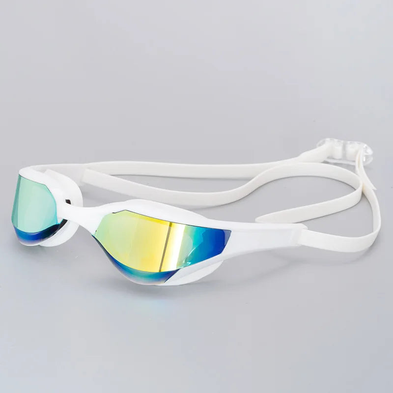 Olympic  Racing Swimming Goggles Plating UV Protection Competition Anti-Fog Glasses .