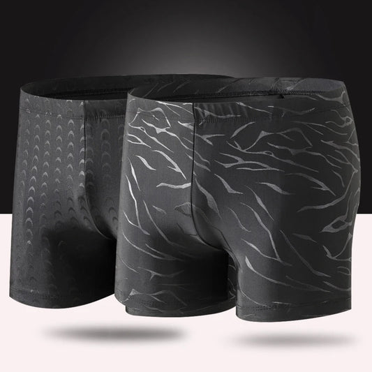 Men Sharkskin Professional Swim Boxer