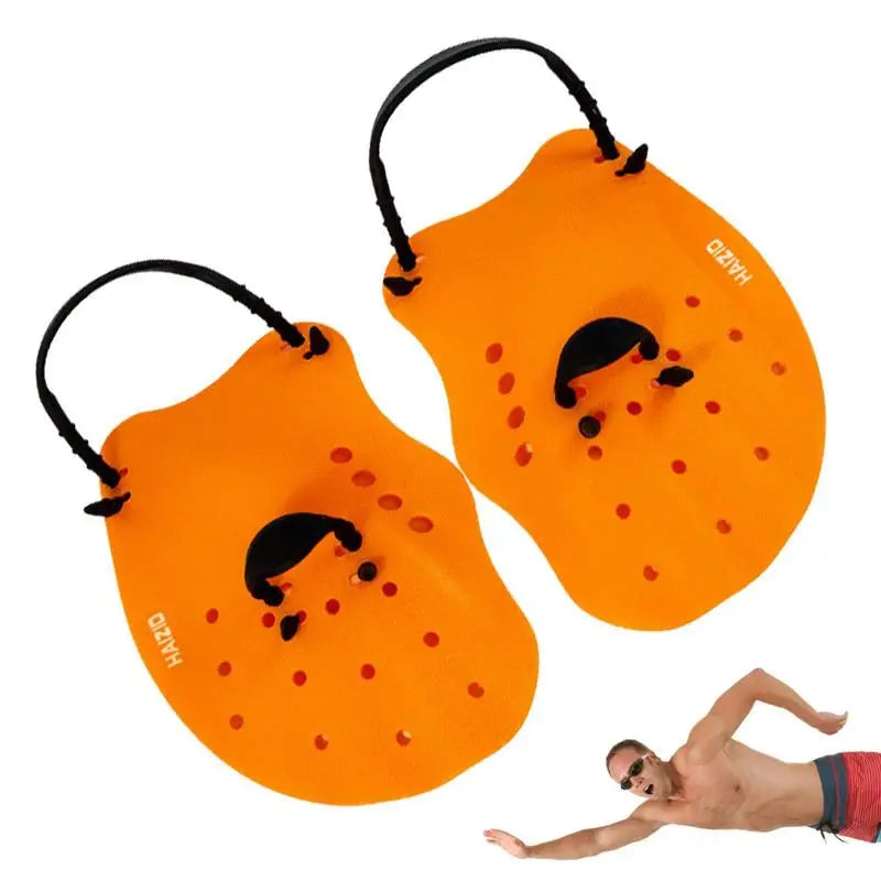 Hands Adjustable   Swimming Paddles