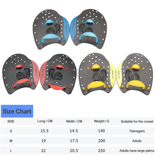 Professional Swim Training Hand Paddles