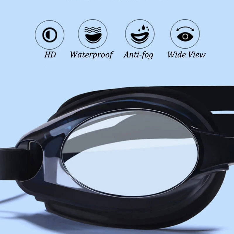 Myopia  Water Sport Waterproof Eyeglasses Anti Fog UV Protect Optical Glasses