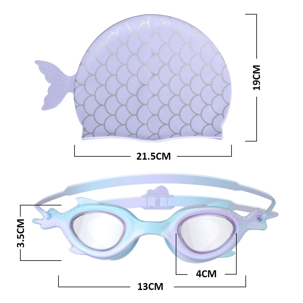 Swim Goggles Caps for Kids